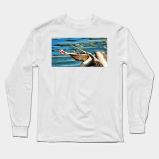 Big Mouth Pelican Long Sleeve T-Shirt